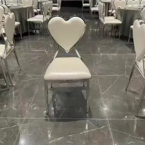 ホテルの宴会の椅子の芝生のホテルの竹節の椅子の結婚式のナポレオンの白い金色の屋外の結婚式の背もたれの椅子|undefined