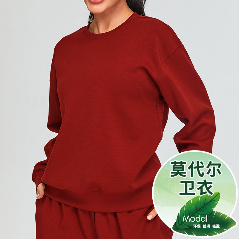 Otoño y invierno nuevo modelo chaqueta deportiva moda ropa de ejercicios chaqueta de mujer al aire libre relajada ropa de yoga de manga larga