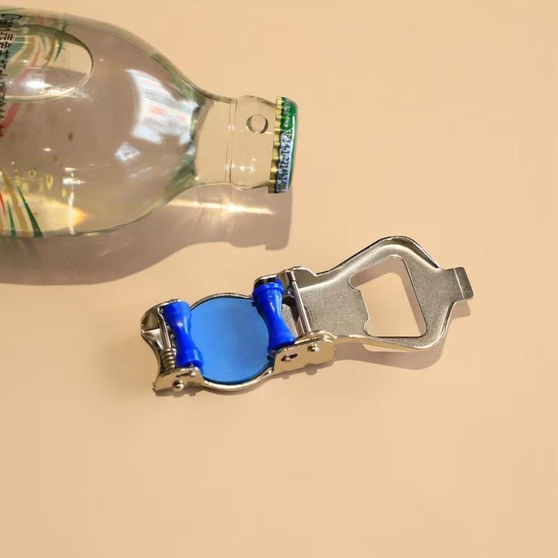 ステンレス鋼バーテンダーソーダ水オープナーシール保存器ビールドライバー多機能折りたたみオープナー|undefined