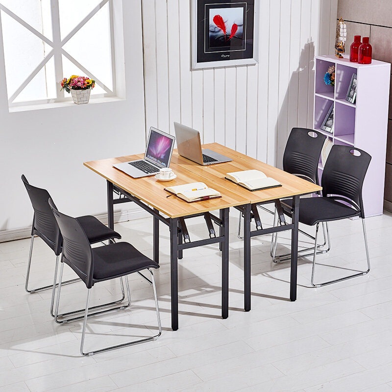 Rectangular folding table, simple training table, conference desk, simple home computer table, dining table, special offer with free shipping Rectangular folding table, simple training table, conference desk, simple home computer table, dining table, special offer with free shipping
