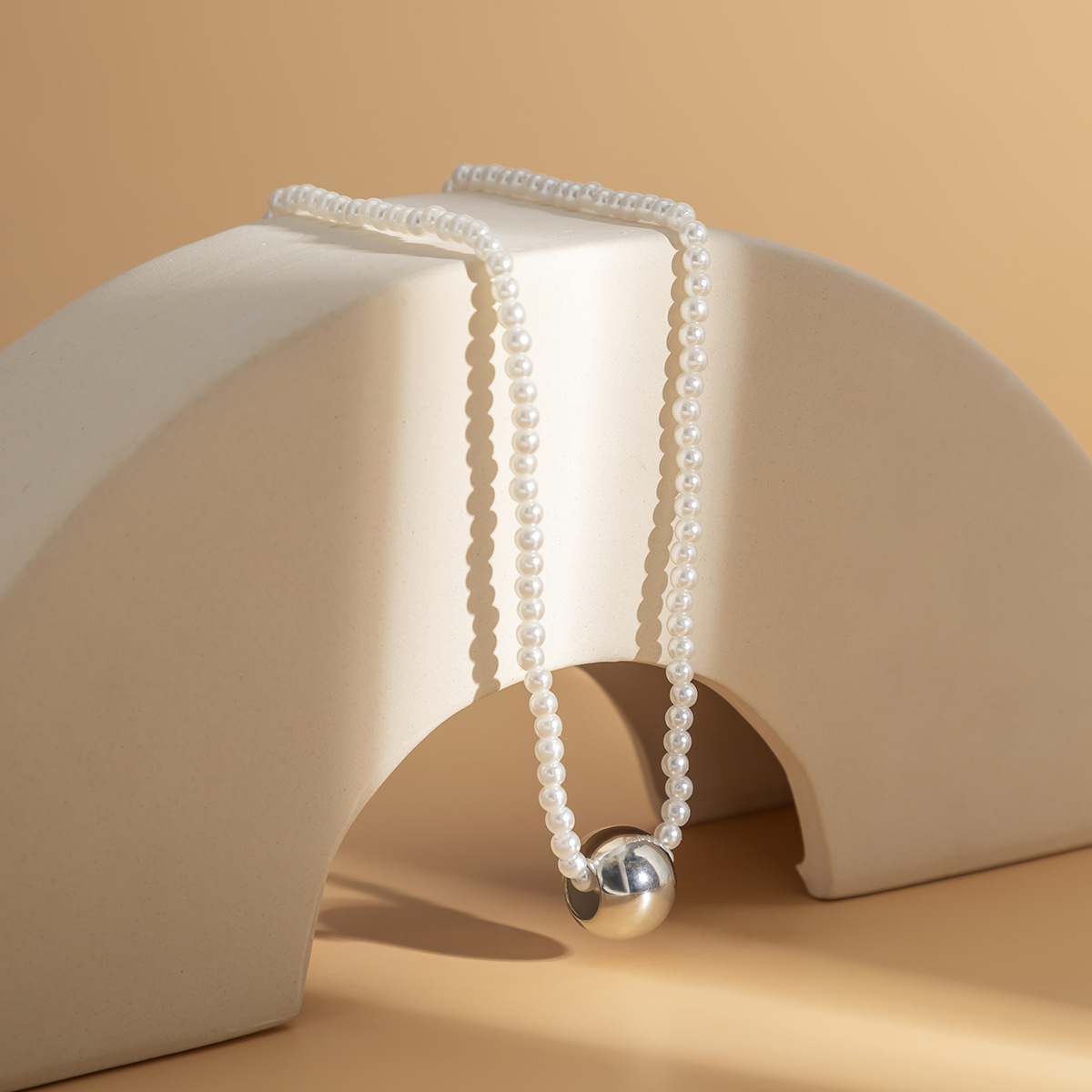 Sweet Geometric Resin Necklace