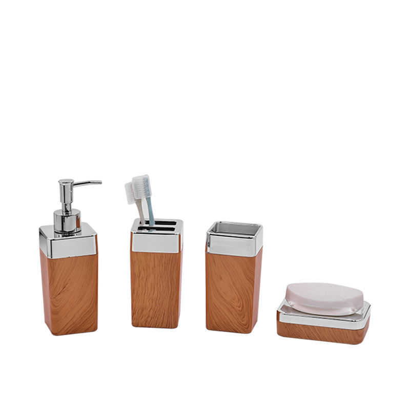 Conjunto de lavado de baño de estilo europeo, kit de combinación de baño de baño, taza de enjuague bucal de baño, taza de dientes, regalo creativo