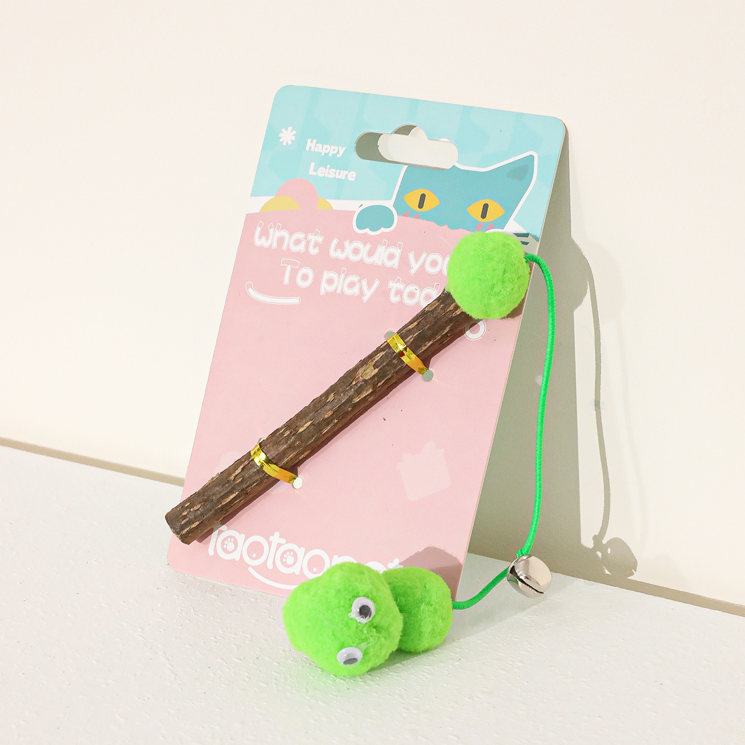 Cat Toys Spot Tarjeta colgante al por mayor Pipitao no puede comer uvas Bola de cebolla dorada Mutian Polygonum Stick Toys
