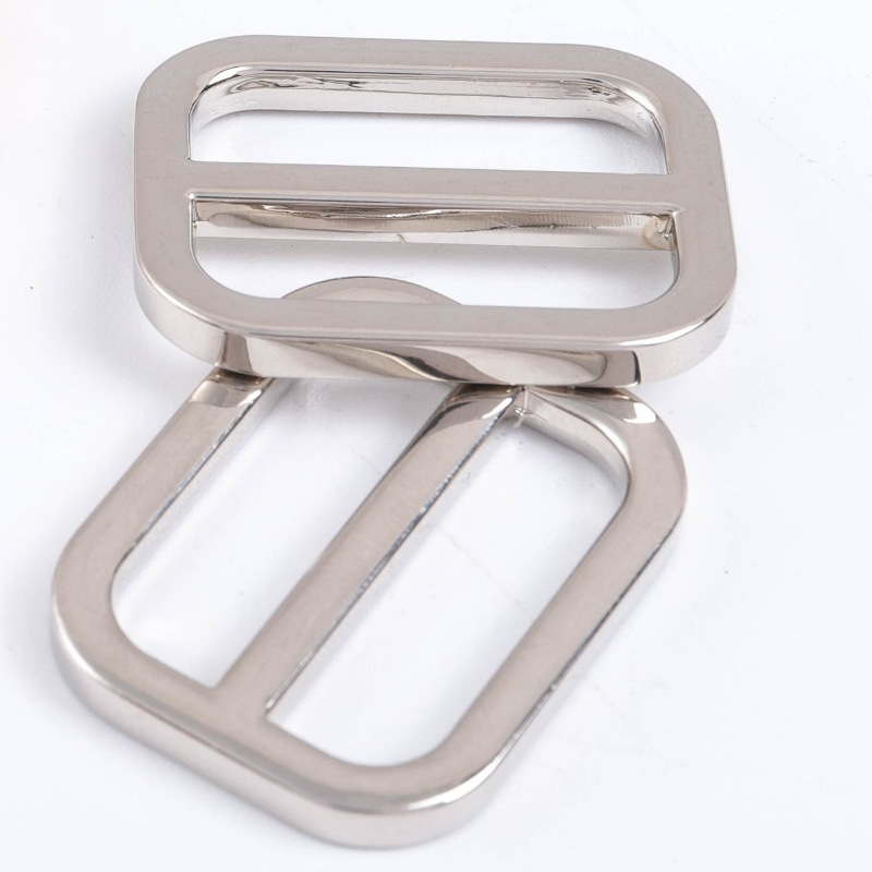 Factory In-Stock Zinc Alloy Three-Position D-Ring Buckle Adjustable Buckle Backpack Buckle Clip Luggage Hardware Accessories Wholesale