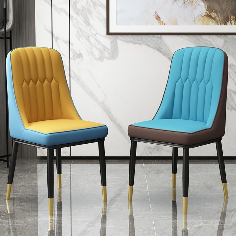 Silla de comedor silla de respaldo familiar silla de mesa de comedor silla de hotel de lujo moderno simple silla de paquete flexible silla de mahjong nórdica