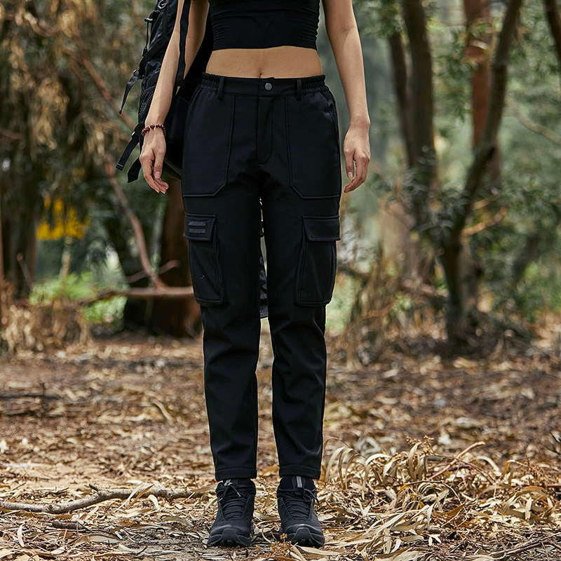 Уличные армейские штаны для альпинизма, мужские зимние водонепроницаемые ветрозащитные лыжные брюки с логотипом и мягким корпусом, многокарманная оснастка, флис