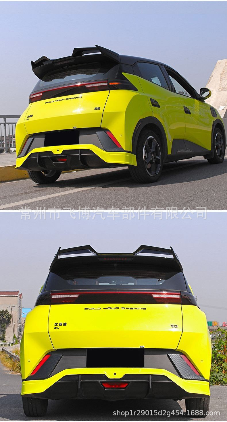 Byd Seagull Honor Edition Dc Rear Wing Top Wing Modification Special Original Sports Accessories Exterior Without Punching