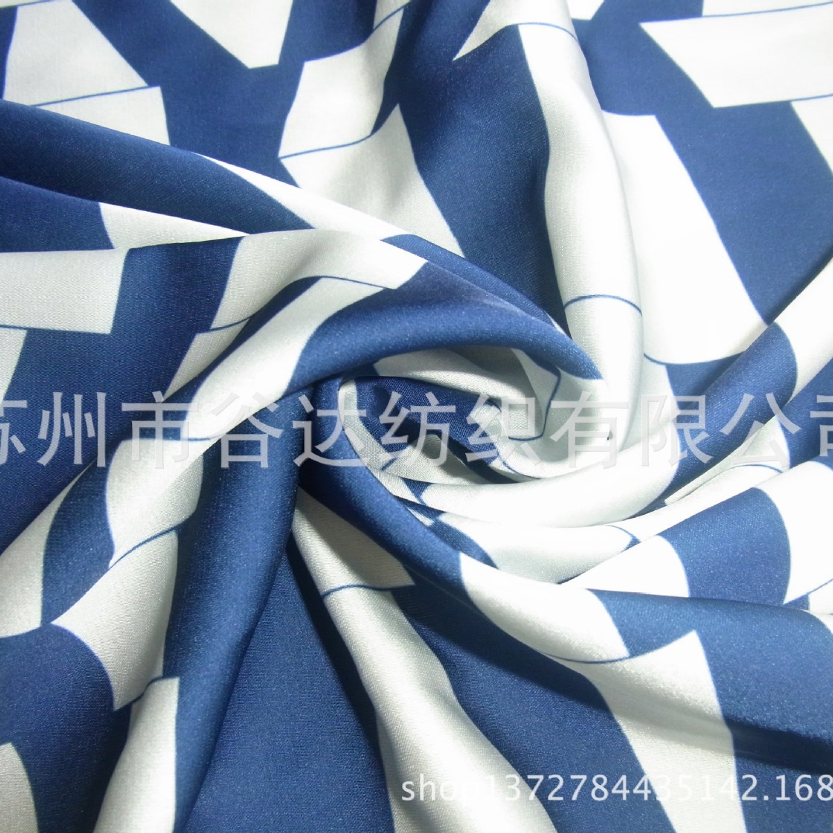 50D人造丝*40S人棉     薄型人丝缎印花