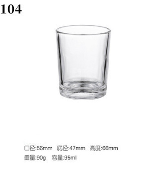 厂家批发蜡烛杯透明玻璃容器香薰空杯卧室浪漫烛台摆件玻璃杯|undefined