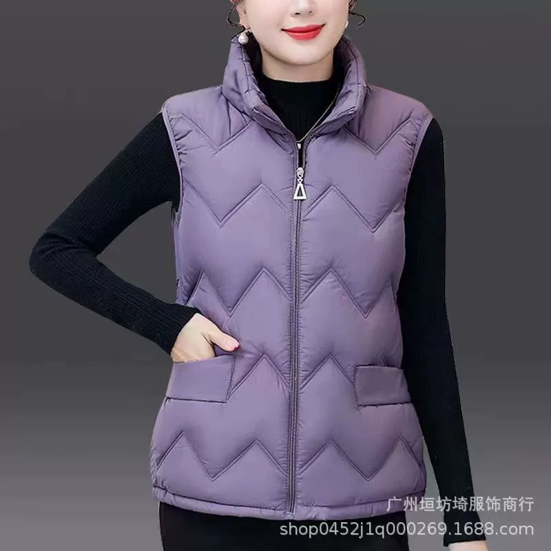 2025 новый минималистский модный женский сплошной жилет повседневный офисный работник