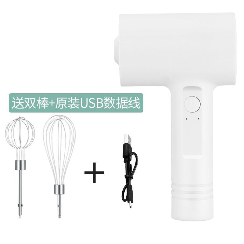 电动打蛋器充电家用搅拌机小型手持自动打发器做蛋糕奶油烘培工具|undefined