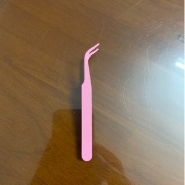 DIY彩色尖头弯头夹子马卡龙咕卡睫毛手工手账镊子不锈钢镊子批发