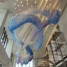 售楼部别墅灯饰非标大堂宴会厅中山酒店大堂非标工程定制灯具