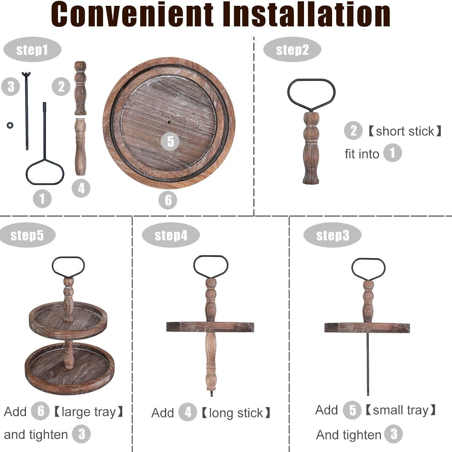 Paleta de pastel de doble capa de paulownia Cocina retro Paleta de madera cuadrada de doble capa Fiesta Postres de fiesta Placa de bocadillos