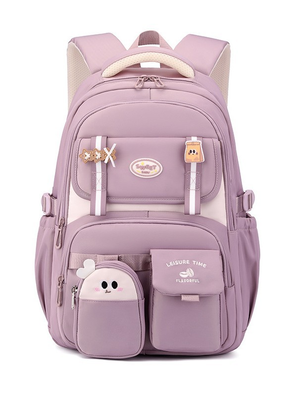 Mochila de descompresión ligera para estudiantes de secundaria, mochila impermeable para estudiantes de primaria de grado 3 - 9
