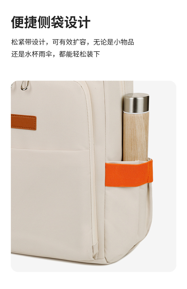High-end women's backpack, men's Oxford fabric, large-capacity, multi-functional, durable and fashionable business backpack undefined