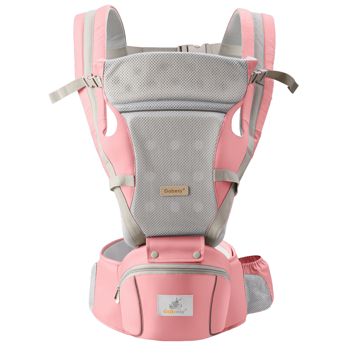 国境を越えた貿易用在庫品、通気性のある四季対応ベビーキャリア、多機能抱っこ紐、ベビーウエストシート、メーカー製背負式