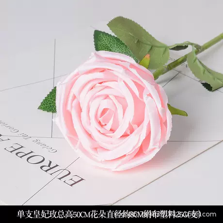 Single princess rose pink