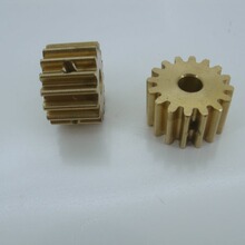 1模16齿铜齿轮模型微型步进电机也可配1模齿条使用