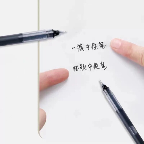 Gel Pen with Smooth, Quick-Drying, High-Capacity Ballpoint for Students, Nib Pen for Practice, Office, and Signing