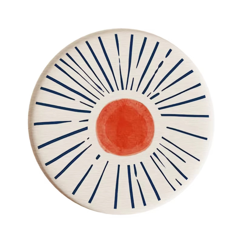 Cocina de barro de diatomeas japonesa almohadilla de taza dura almohadilla de mesa aislante térmico almohadilla de mesa absorción de agua a prueba de calor silencioso viento almohadilla de taza de café seca rápida
