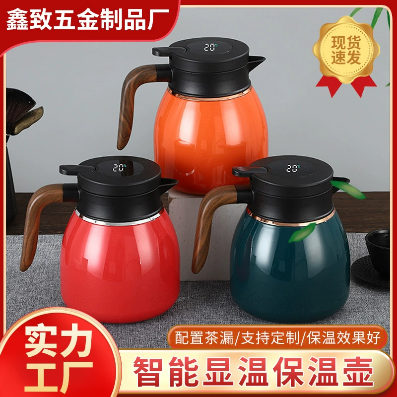 Smart thermos stainless steel, Lao Baicha, capacious teapot, tea
