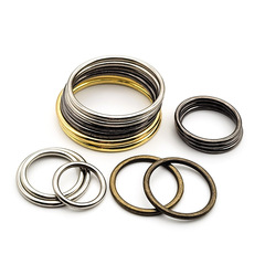 金屬圓環五金箱包鞋子服裝輔料配件圓圈環 織帶調節扣子鐵O型環扣