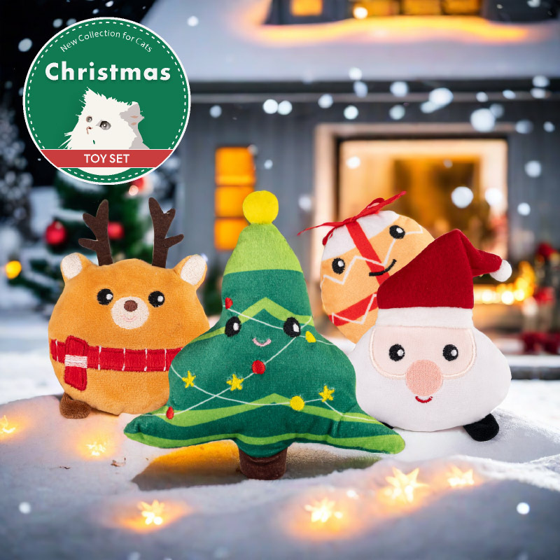 Navidad mascotas interactivas juguetes de peluche juguetes para gatos juguetes