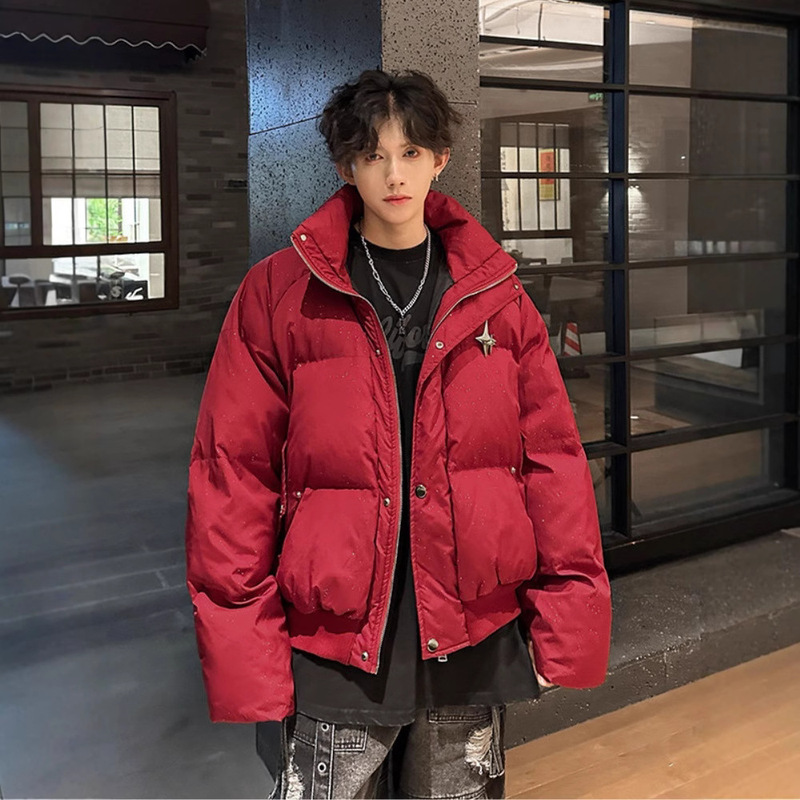 Men's Winter Thickened Warm Bread Clothing American High Street Design Sense Duffy Handsome Jacket