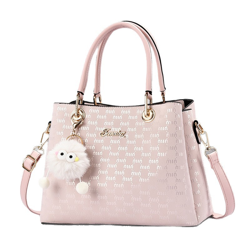 Bolso bandolera de color sólido de viajero de temperamento portátil de nueva moda para damas Bolso bandolera de gran capacidad simple y popular
