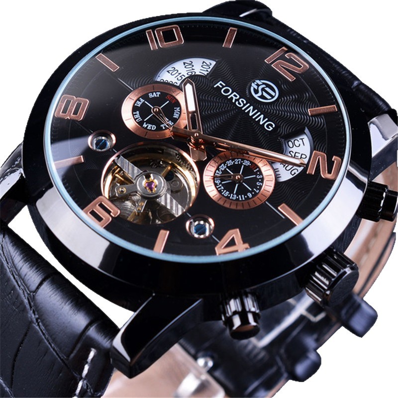 2026 Foreign Trade Forsining Men's Fashion Casual Large Dial Tourbillon Automatic Mechanical Watch_voghion.com