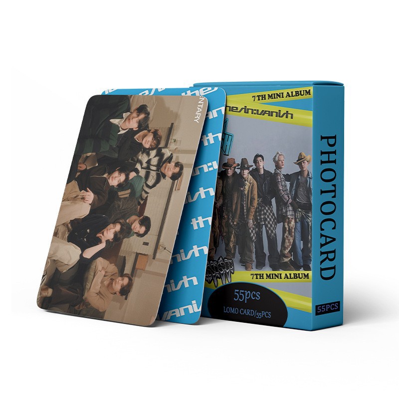 Cadena total, una gran cantidad de stock, 55 hojas de tinta BT SK IVE ATEEZ KPOP, estrellas coreanas alrededor de LOMO