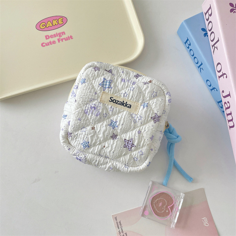 57104 卡通女生卫生棉收纳包大容量女孩月事卫生巾收纳袋便携包袋|undefined
