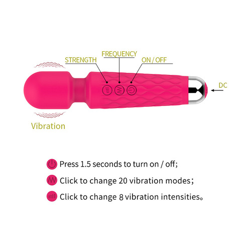 Haoqi fun 20 frequency rechargeable silicone vibrating knight av stick female sex toys flirting masturbation equipment wholesale