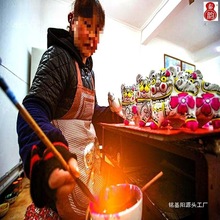 手工陕西凤翔泥塑彩绘十二生肖摆件民间工艺品民俗礼品