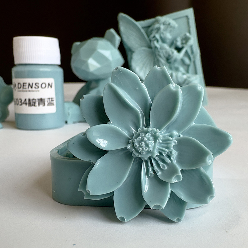 Pasta de color epoxi de cristal AB pegamento pasta de color sólido pasta de color pintada a mano pegamento de crema bricolaje color hecho a mano botella de 20g