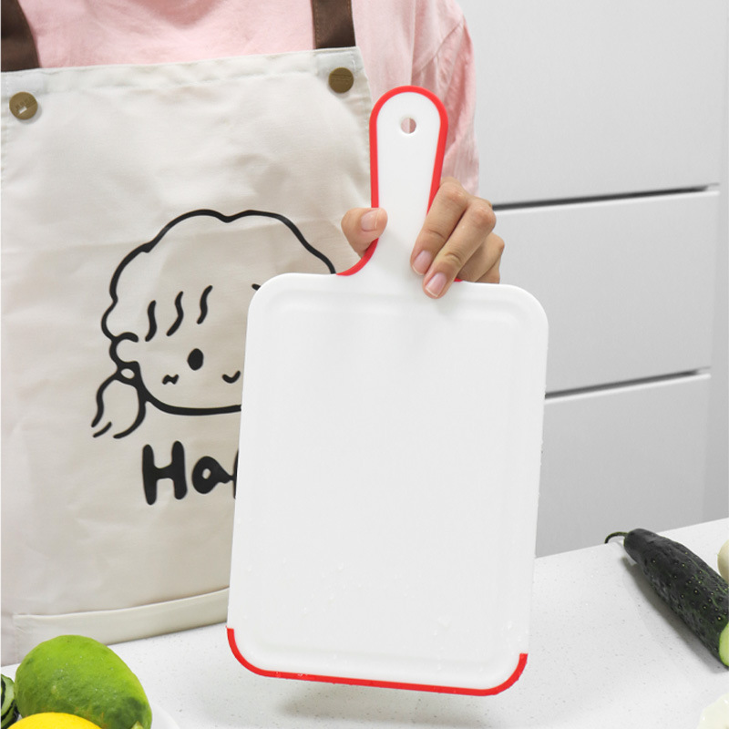 国境を越えたプラスチックまな板 PP まな板防カビまな板ポータブルシンプルな滑り止め食品グレードの吊り下げ可能なまな板|undefined