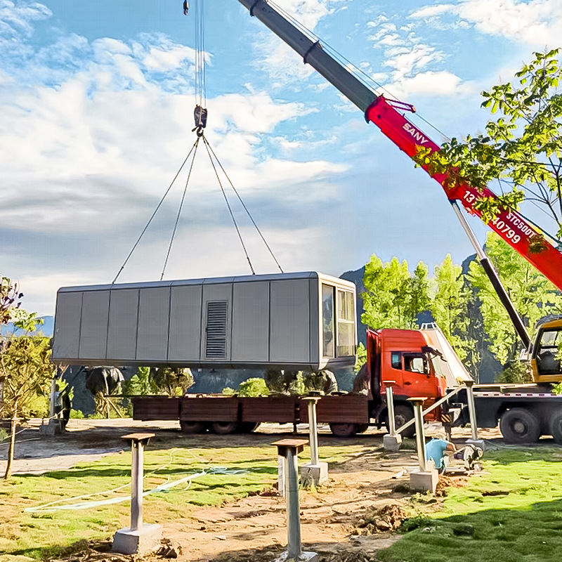 Rongjie Space Cápsula Casa móvil Casa de familia Almacén de Apple Pequeña oficina doméstica Fabricante de casas de hotel al aire libre