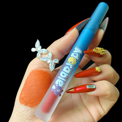 CVZ小熊唇釉唇颊两用雾面哑光丝绒细腻显白唇泥唇釉不易脱妆拔干|ms