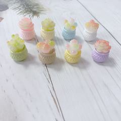 マイクロ風景クリエイティブシミュレーション多肉植物鉢植えガーデニング樹脂アクセサリー装飾品ドールハウスホーム装飾品