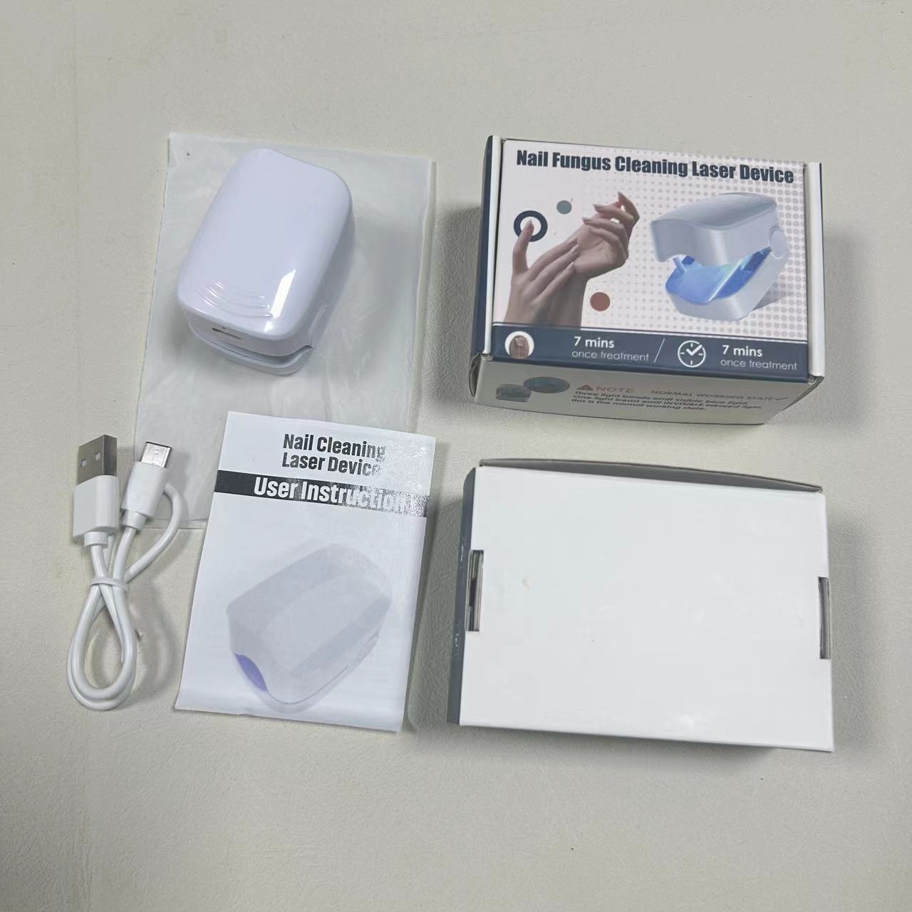 Nueva Lámpara Láser Portátil Transfronteriza para el Tratamiento de Hongos en las Uñas, Equipo de Limpieza y Cuidado de Hongos, Fabricante de Lámparas para Uñas