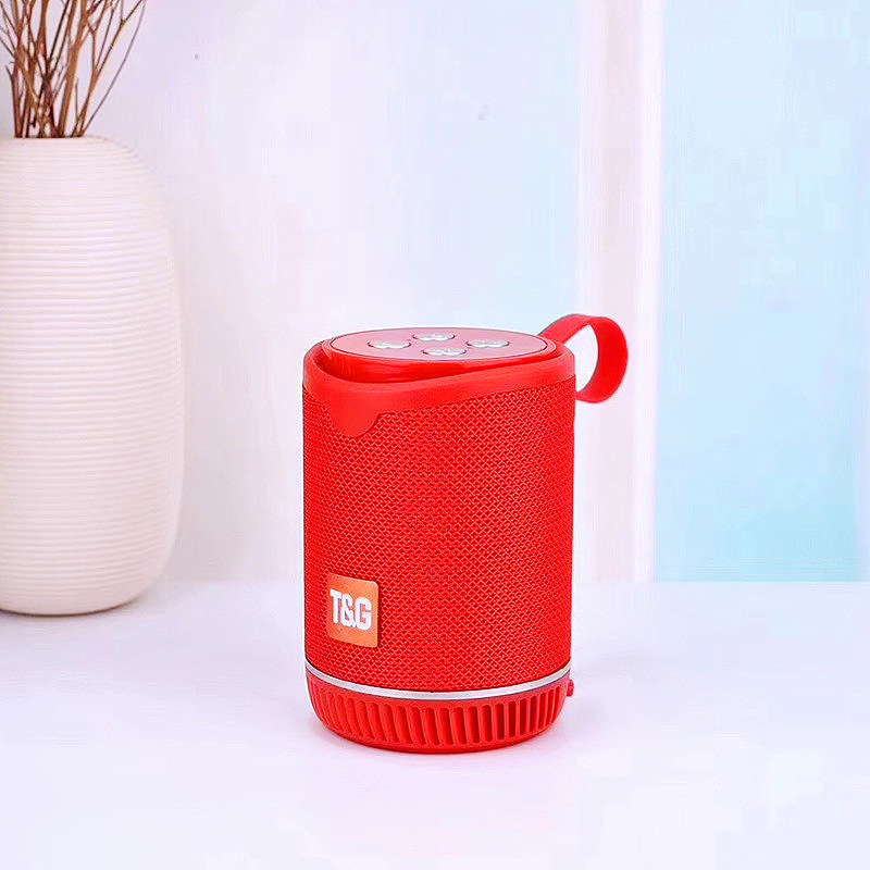 E-commerce nuevo TG528 par de tela TWS altavoces Bluetooth creativos regalos subwoofer portátil tarjeta de audio