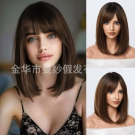 假发长卷发;长直发假发;假发短卷发