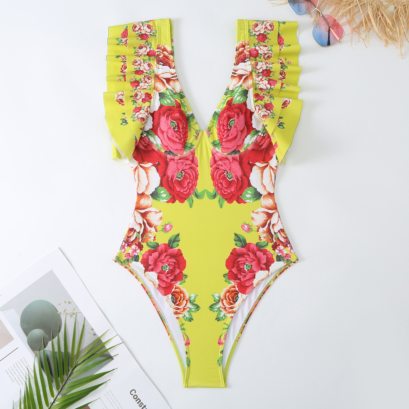 Women's Elegant Lady Printing 2 Pieces Set One Piece Swimwear display picture 13