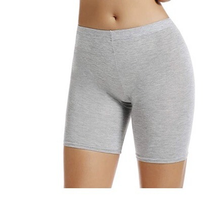 Xiyin Export Boxer Briefs Pure Cotton Women's High-Waisted High-Elastic Comfortable Five-Point Bottoming Anti-Exposure Flat-Leg Underwear for Women