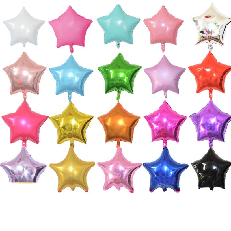 18 inch five-pointed star balloon star light plate monochrome birthday wedding holiday party decoration supplies balloon