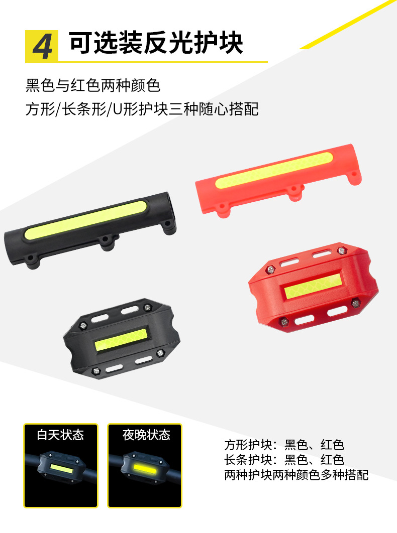 Suitable for Haojue Tiger Shark Vx125 Motorcycle Hj125T-52 Anti-Fall Front and Rear Bumper Anti-Collision Modification Parts