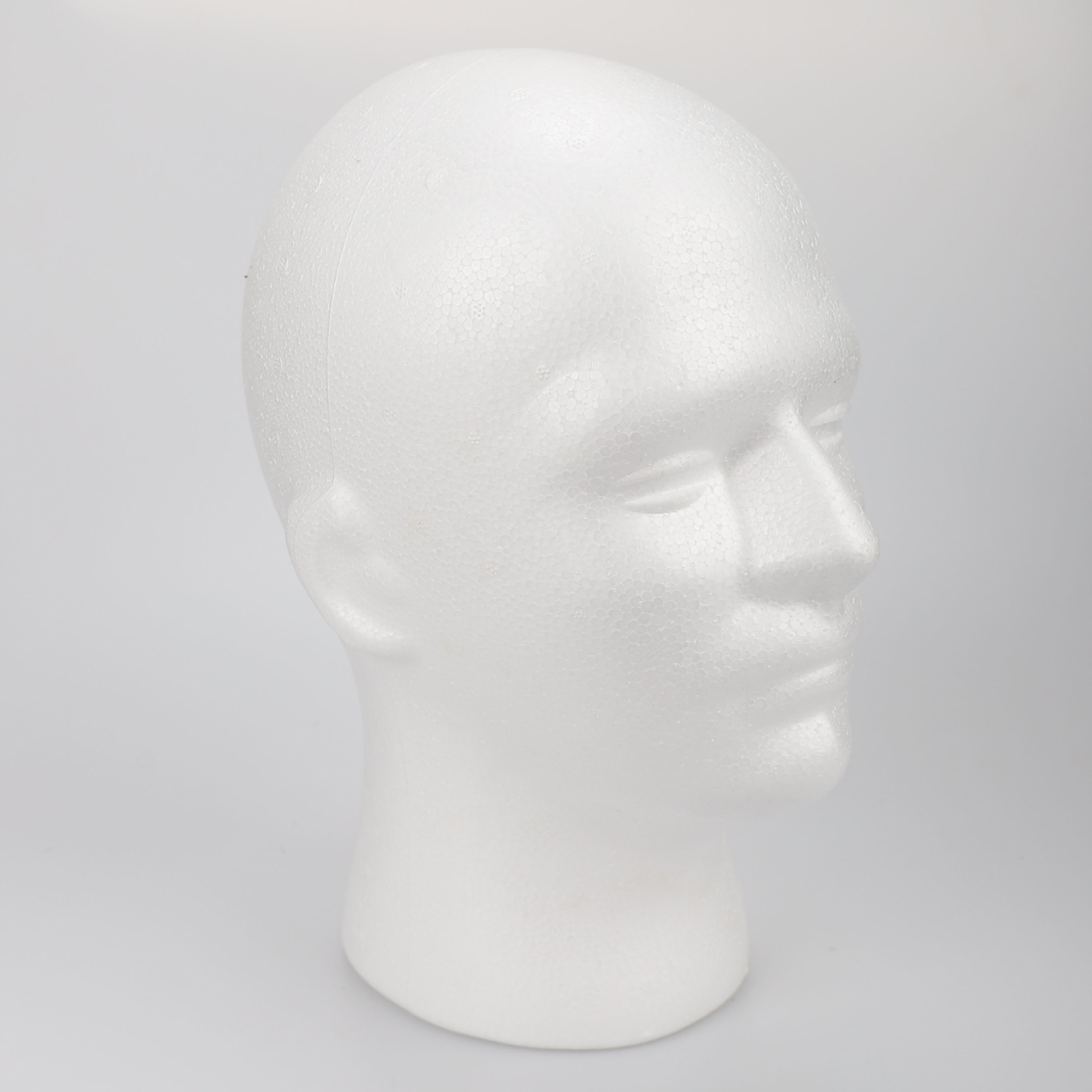 Modelo de cabeza de peluca masculina y femenina de espuma cos peluca de corte de pelo maniquí cabeza de peluca modelo de cabeza cubierta de cabeza