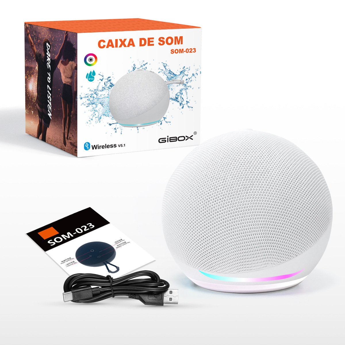 越境人気商品 アラックス Bluetoothスピーカー 重低音 高品質メッシュ 外貿仕様 RGBカラフル小型スピーカー