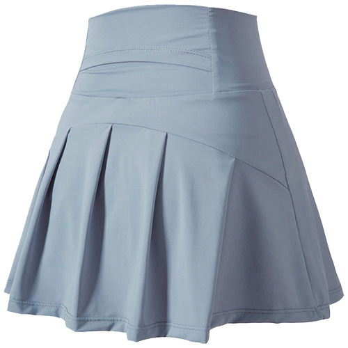 Cross-border fitness sports shorts spring and autumn thin quick-drying running anti-exposure loose high-waisted slimming yoga tennis culottes